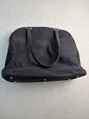 Lo & Sons OG O.G. Laptop Large Black Bag Tote Weekender Leather Handle Sleeve